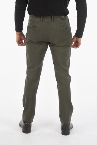 CC COLLECTION Belt Loop Pin Dot Cotton Chino Pants