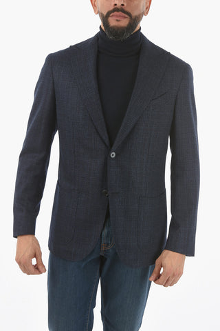 Half-Lined Blazer with Peak Lapel