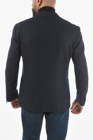 Half-Lined Blazer with Peak Lapel