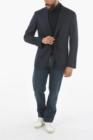 Half-Lined Blazer with Peak Lapel
