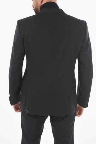 CC COLLECTION Lined Blazer with Flap Pocket and Side Vents