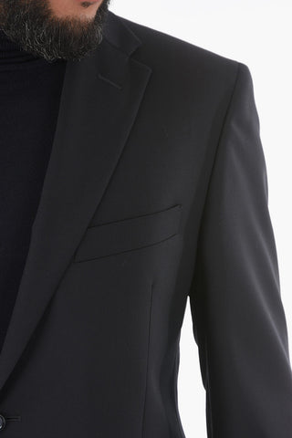 CC COLLECTION Lined Blazer with Flap Pocket and Side Vents
