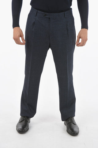 Half-Lined Suit with Welt Pocket and Notch Lapel