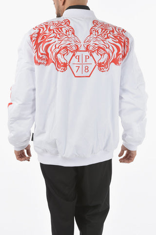 HOMME EST.1978 Padded 2 Pockets Bomber with Zip Closure