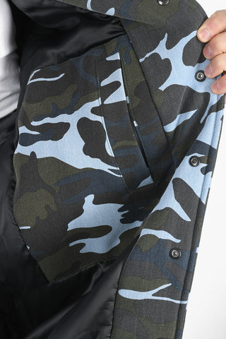 Oversized Camouflage-Bomber