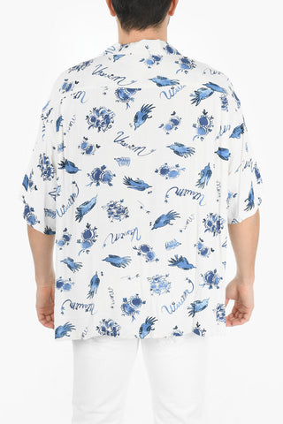 All Over Printed Oversized SUNNY BIRD Shirt