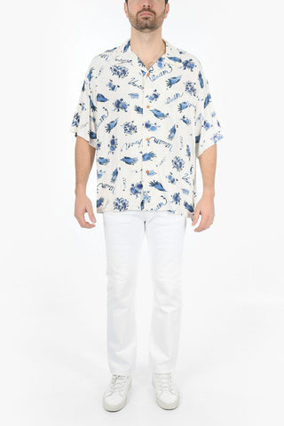 All Over Printed Oversized SUNNY BIRD Shirt