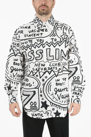 KEITH HARING Camicia in Cotone UNISEX con Stampa