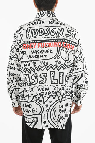 KEITH HARING Camicia in Cotone UNISEX con Stampa