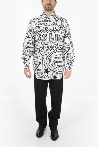 KEITH HARING Camicia in Cotone UNISEX con Stampa