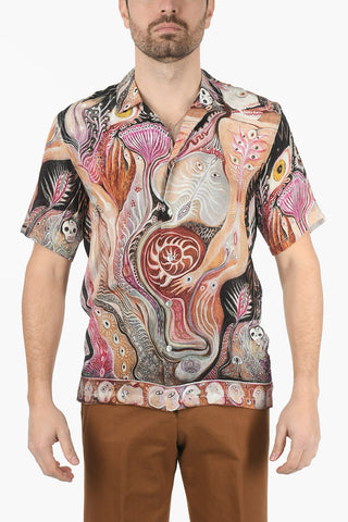 Silk Short Sleeves Shirt