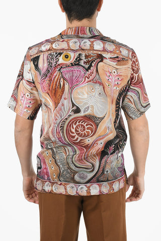 Silk Short Sleeves Shirt