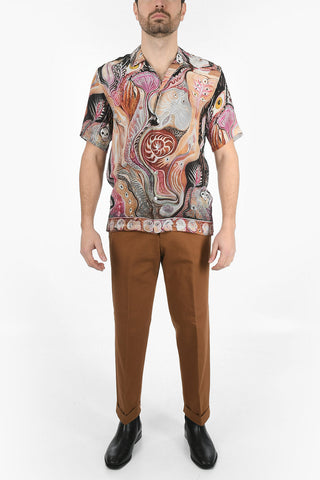 Silk Short Sleeves Shirt