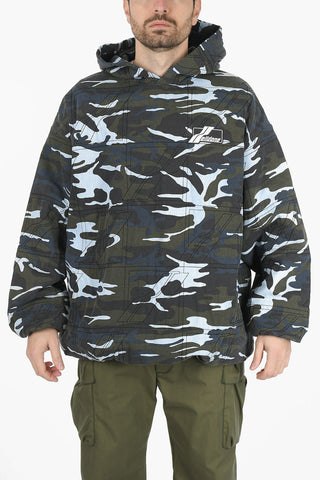 Felpa Camouflage con Cappuccio