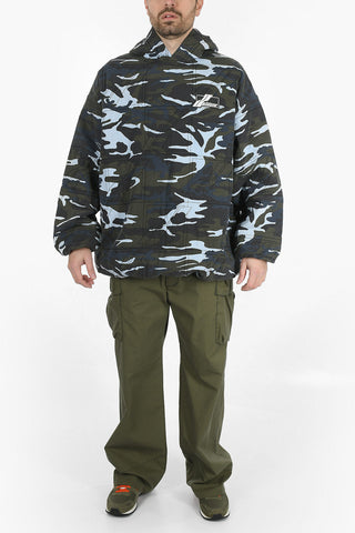 Felpa Camouflage con Cappuccio