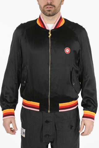 Bomber in Seta Ricamato