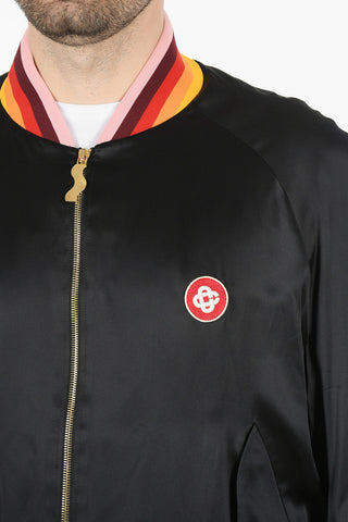 Bomber in Seta Ricamato