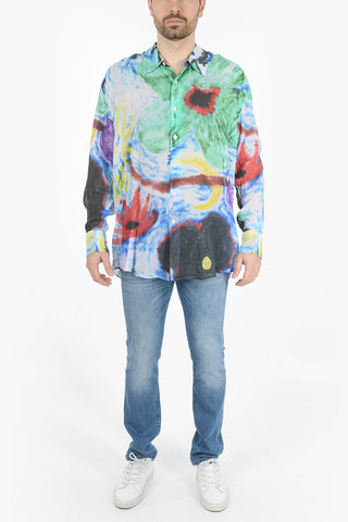Camicia ABOVE Oversize Effetto Tie Dye