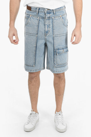 Shorts Cargo in Denim