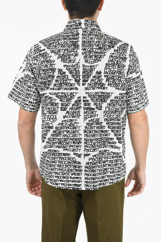 all over Printed Short Sleeves Shirt