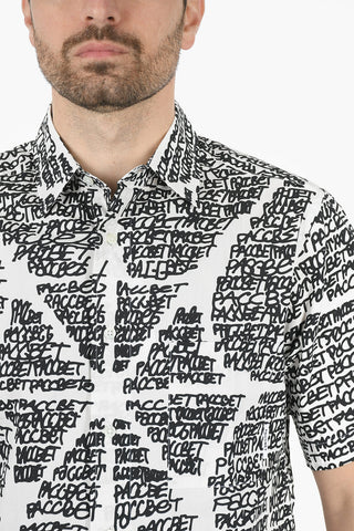 all over Printed Short Sleeves Shirt