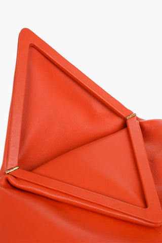 Leather TRINE Pouch with Magnetic Closure