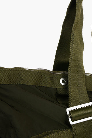 Braided-fabric WEBBING Weekender with Removable Strap