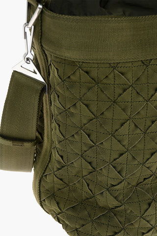 Braided-fabric WEBBING Weekender with Removable Strap
