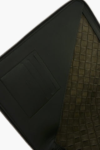 Braided-leather HYDROLOGY Briefcase