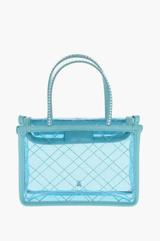 Borsa a Mano Mini BETTY in Pvc e Dettaglio Strass