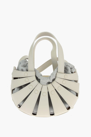 Leather THE SHELL Cut Out Tote Bag