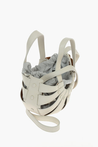 Leather THE SHELL Cut Out Tote Bag