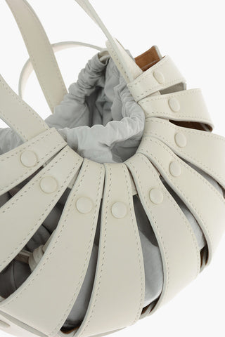 Leather THE SHELL Cut Out Tote Bag