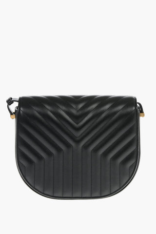 Quilted-leather JOAN Shoulder Bag with Adjustable Strap