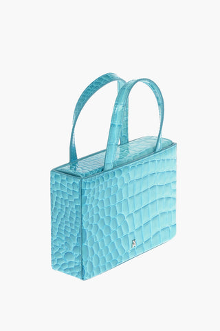 Borsa a Mano Mini GIORGIA in Pelle in Stampa Coccodrillo