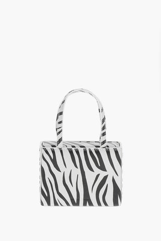 Borsa a Mano Mini GIORGIA in Nappa Zebrata