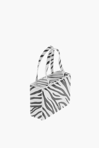 Borsa a Mano Mini GIORGIA in Nappa Zebrata