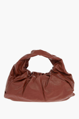 Soft-leather THE SHOULDER POUCH Hand-bag with Magnetic Closure