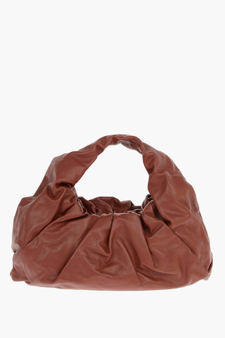 Soft-leather THE SHOULDER POUCH Hand-bag with Magnetic Closure