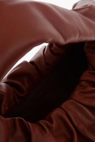 Soft-leather THE SHOULDER POUCH Hand-bag with Magnetic Closure