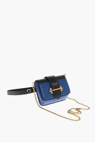 Bicolor-leather CAHIER Belt Bag with Logo