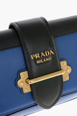 Bicolor-leather CAHIER Belt Bag with Logo