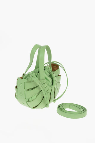 Perforated Leather THE SHELL Hand Bag