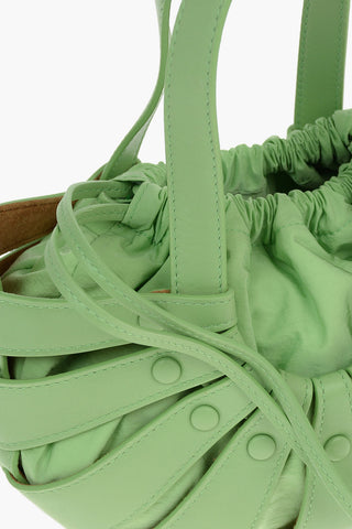 Perforated Leather THE SHELL Hand Bag