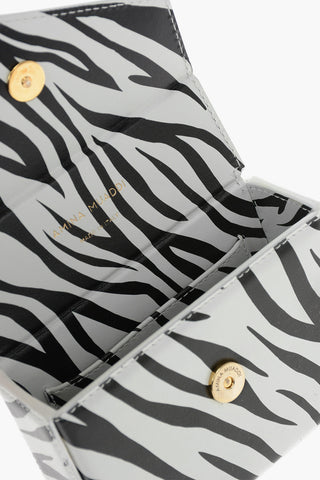 Mini Pochette JOHANA in Nappa Zebrata