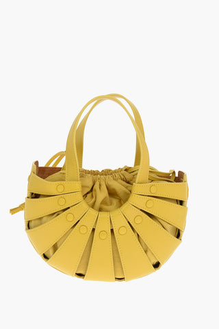 Leather THE SHELL Cut Out Tote Bag