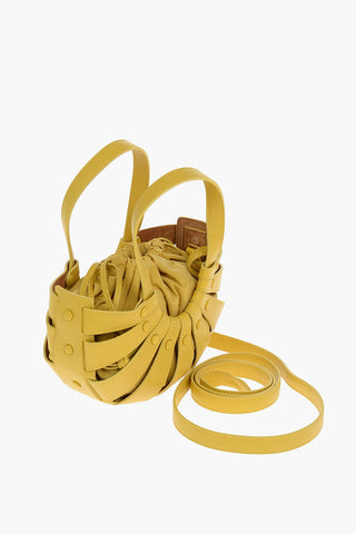 Leather THE SHELL Cut Out Tote Bag