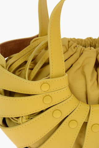 Leather THE SHELL Cut Out Tote Bag