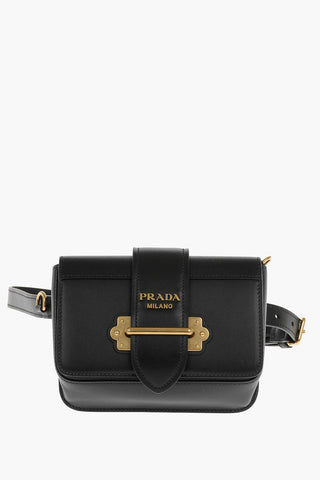 Bicolor-leather CAHIER Belt Bag with Logo