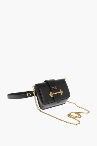 Bicolor-leather CAHIER Belt Bag with Logo